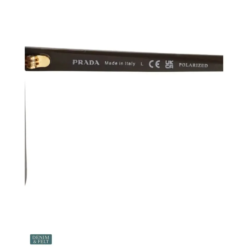 NEW Prada PR 23ZS Loden Brown Gradient Polarized Sunglasses Luxe Glam Luxury - Picture 11 of 15